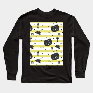 Cat Pattern , Great gift for cats lovers Long Sleeve T-Shirt